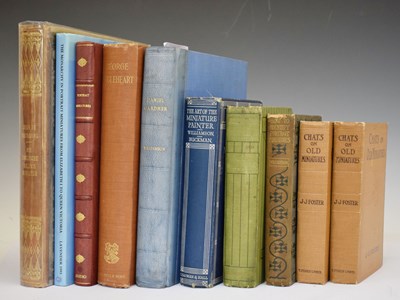 Lot 516 - Collection of reference books on miniatures