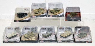 Lot 418 - Corgi - Collection of 'WWII Legends' diecast model tanks