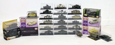 Lot 431 - Quantity of diecast tanks and military vehicles