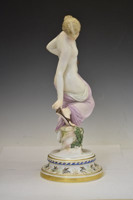 Lot 336 - Early 20th century Meissen figure 'After the Bath'