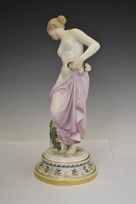 Lot 336 - Early 20th century Meissen figure 'After the Bath'