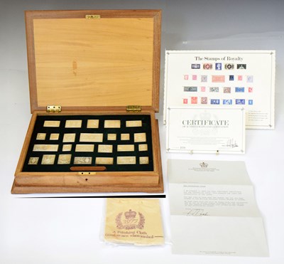 Lot 253 - Boxed set of silver ingot stamps 'The Stamps of Royalty'