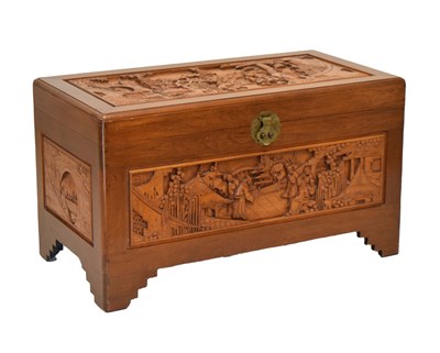 Lot 78 - Chinese camphor wood chest
