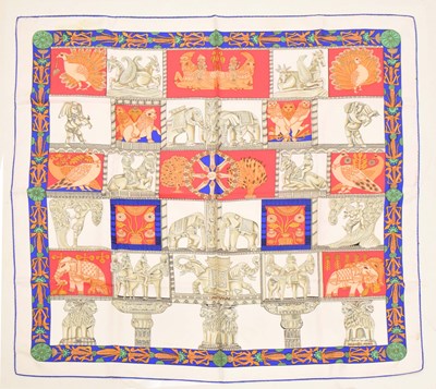 Lot 17 - Hermès, Paris - 'Torana' Carre 90 silk scarf