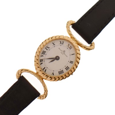 Lot 2 - Baume and Mercier - 18ct gold cased wristwatch