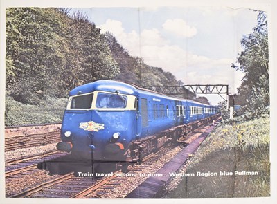 Lot 385 - BR(W) Blue Pullman poster