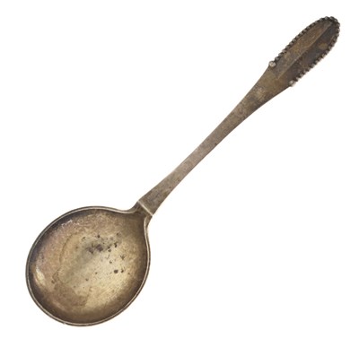 Lot 288 - Georg Jensen - White-metal Beaded pattern spoon