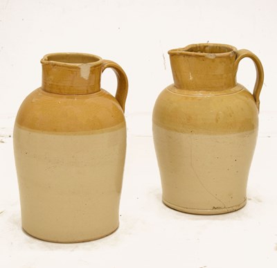 Lot 461 - Two large early 20th century stoneware jugs