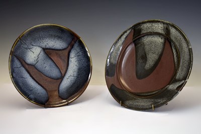 Lot 469 - Studio Pottery - Ray Finch (1914-2012) for Winchcombe Pottery - two stoneware plates