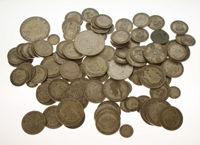 Lot 307 - Quantity of GB pre 1947 silver coinage