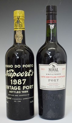 Lot 448 - Niepoort vintage port and Quinta do Noval LBV