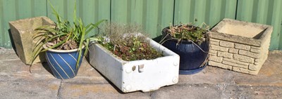 Lot 748 - Quantity of garden planters