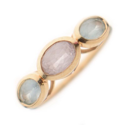 Lot 35 - Gemporia - 9ct gold gem-set dress ring