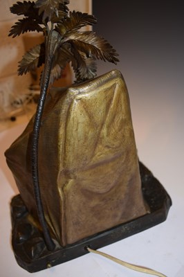 Lot 209 - Anton Chotka cold-painted bronze night light