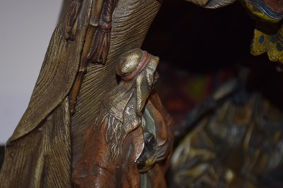 Lot 209 - Anton Chotka cold-painted bronze night light