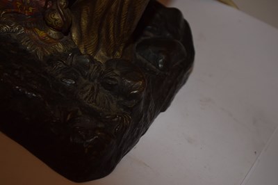 Lot 209 - Anton Chotka cold-painted bronze night light