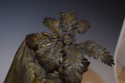 Lot 209 - Anton Chotka cold-painted bronze night light