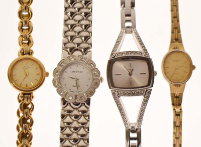 Lot 51 - Group of lady's fashion wristwatches