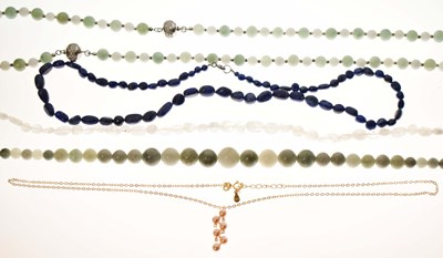Lot 50 - Gemporia - Collection of silver gemstone necklaces