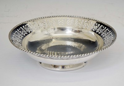 Lot 282 - Elizabeth II silver footed bowl