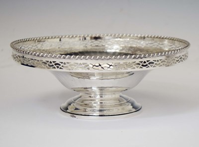 Lot 283 - Elizabeth II silver footed bowl