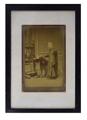 Lot 232 - Late 19th century albumen carte de visite cabinet card photograph of Charles Felu