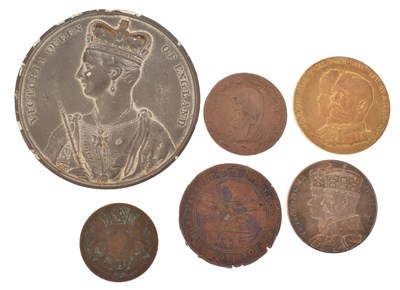 Lot 312 - Collection of medallions and tokens
