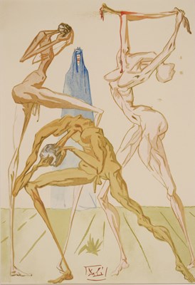 Lot 86 - After Salvador Dali (Spanish, 1904-1989) - Woodcut