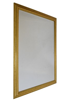 Lot 599 - Large modern gilt mirror