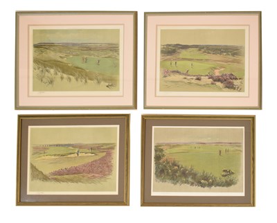 Lot 511 - After Cecil Aldin (1870-1935) - Four signed golfing prints