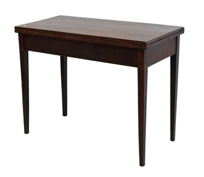 Lot 588 - Early 19th Century fold-over tea table