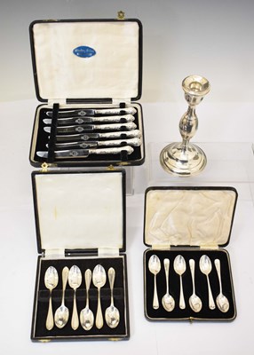 Lot 211 - Collection of silver flatware, etc