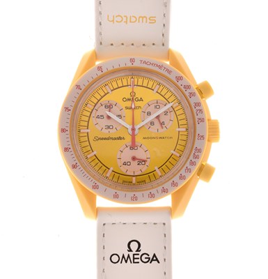 Lot 124 - Omega Swatch - Bioceramic MoonSwatch Collection - 'Mission to the Sun', ref. SO33J100