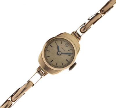 Lot 171 - Unicorn - Lady's early 20th century 9ct gold bracelet watch