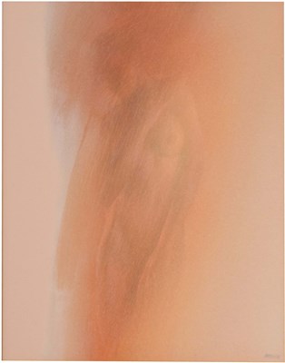Lot 497 - Sergio Mooro (Spanish, modern) - Acrylic on board - Nude study