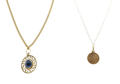 Lot 95 - Group of pendant necklaces