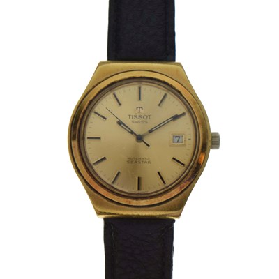 Lot 167 - Tissot - Seastar automatic gold plated wristwatch