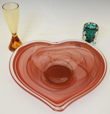 Lot 406 - Small group of art glass