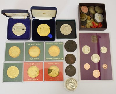 Lot 272 - Assorted world and GB coins, etc