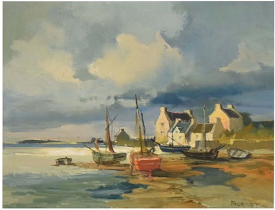 Lot 492 - Lucien Fournet (French 1902-1975) - Oil on canvas - ‘Les Conil'