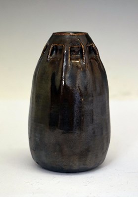 Lot 320 - Martin Brothers – Small gourd vase 1914