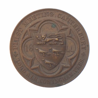 Lot 269 - After W J Taylor - British Archaeological Association, First Meeting Canterbury medal