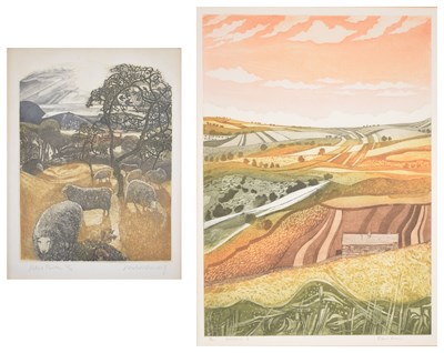 Lot 505 - Robert Barnes, 'Swaledale II' and Robert R. Greenhalf, 'Ashes Farm', signed limited edition prints