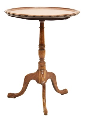 Lot 580 - 19th century mahogany tilt-top tripod occasional or side table