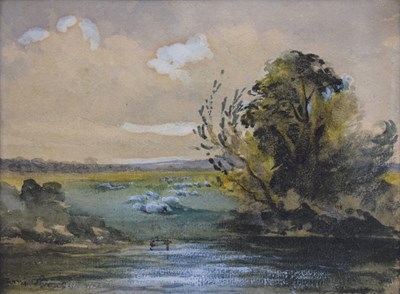 Lot 486 - 19th century English school - Watercolour - Rural scene