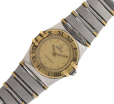 Lot 139 - Omega - Lady's Constellation bracelet watch