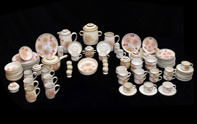 Lot 420 - Extensive group of Denby pottery 'Gypsy' pattern dinner and tea wares