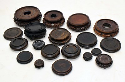 Lot 442 - Collection of Chinese wooden stands