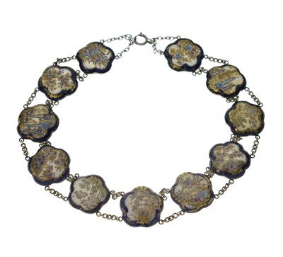 Lot 353 - Early 20th century Japanese Satsuma belt