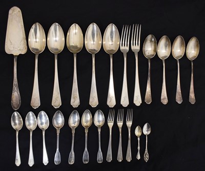 Lot 230 - Quantity of 20th century, mainly German 800 standard cutlery, etc